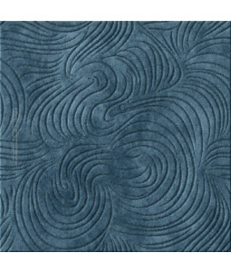 customisable design repeat rug SPRINGS Blue Bayoux ( pale blue ) custom  size by ANNA VEDA